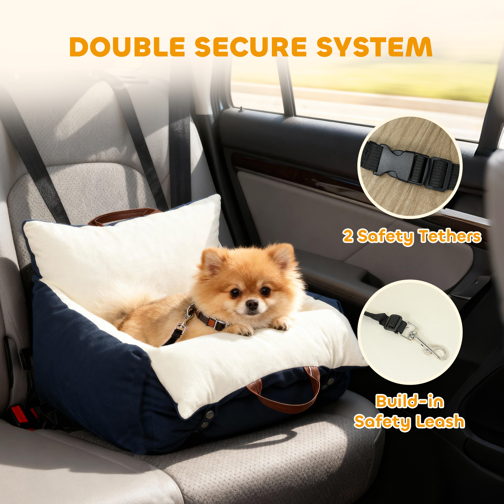 PawHut Dog Car Seat - Image 4